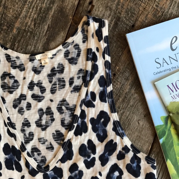 J. Crew Tops - || J. Crew || Leopard Tee